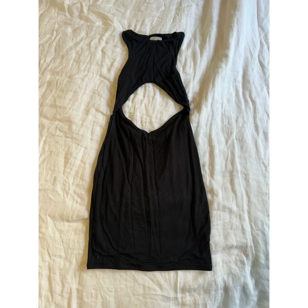 Oh Polly Black Cutout Mini Dress - Picture 1 of 3